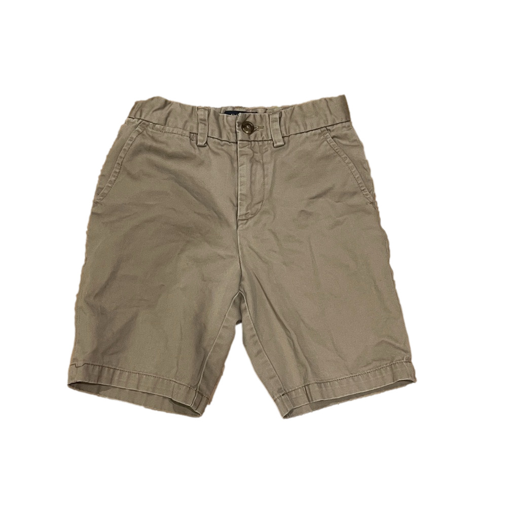 Polo by Ralph Lauren Kids Flat-Front Shorts in Khaki - Sz 6